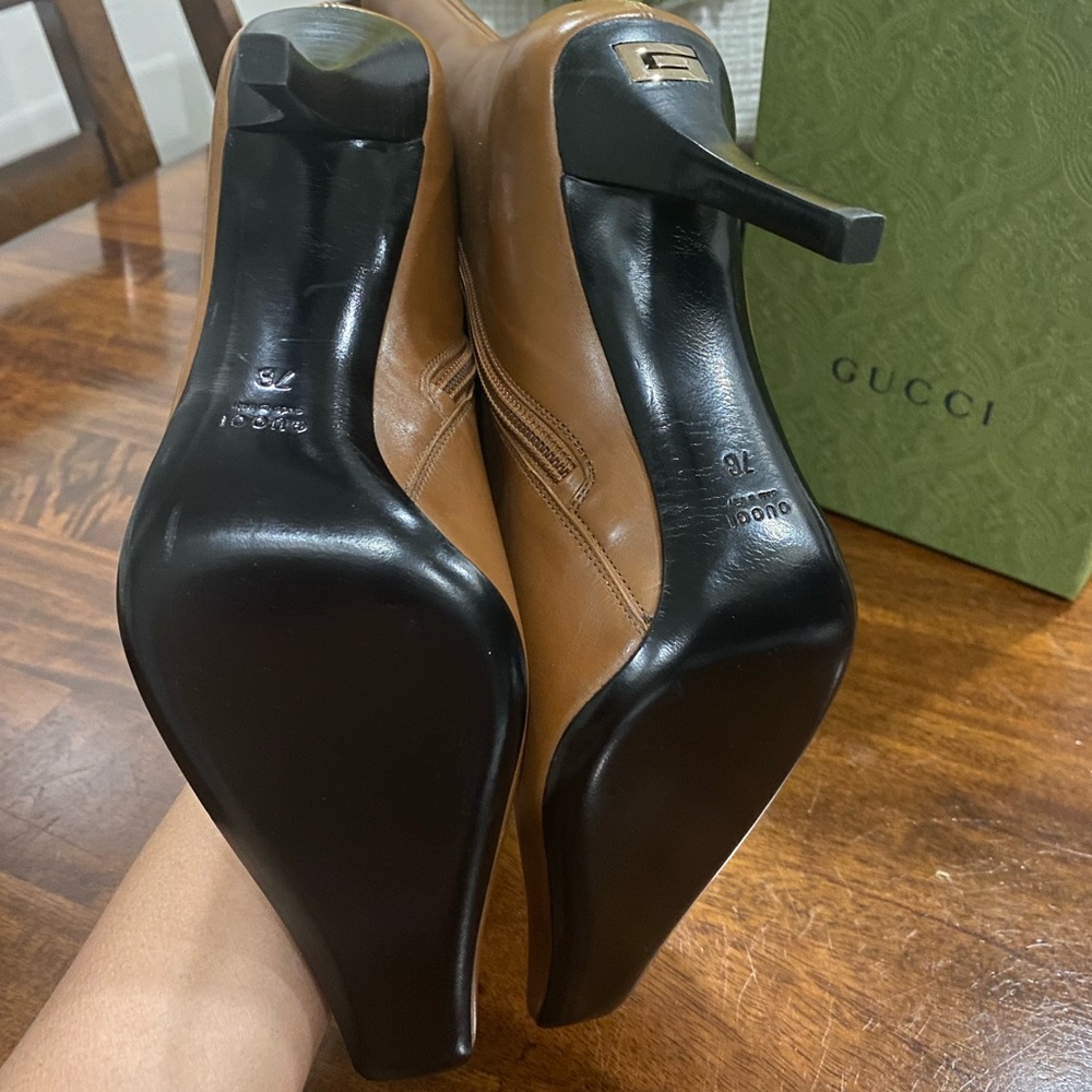 Gucci Marmont leather ankle boots - Picture 6 of 12